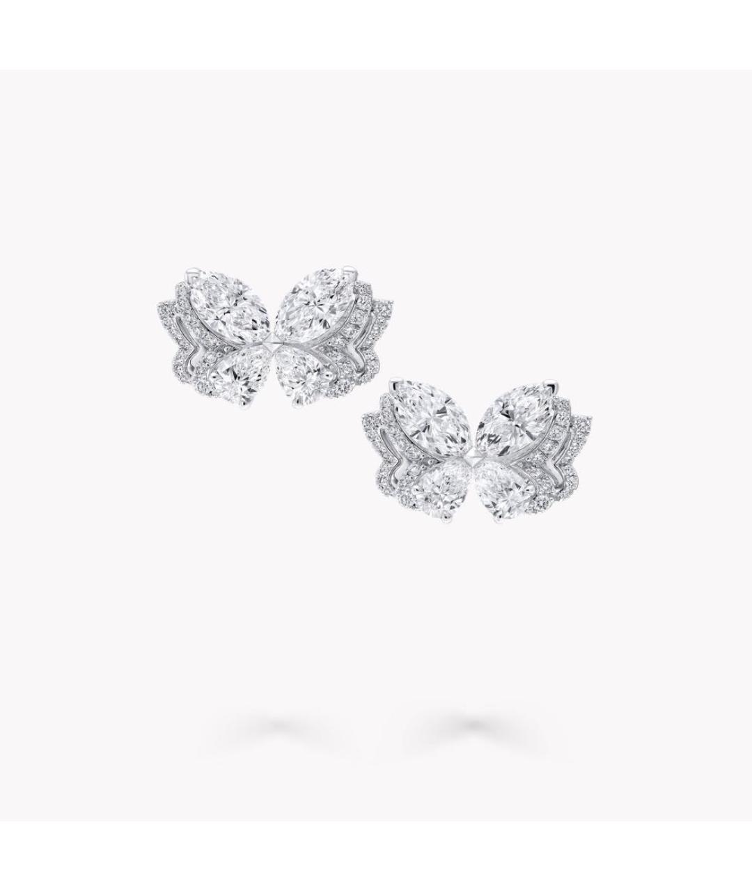 GRAFF Серебряные серьги из белого золота, фото 5