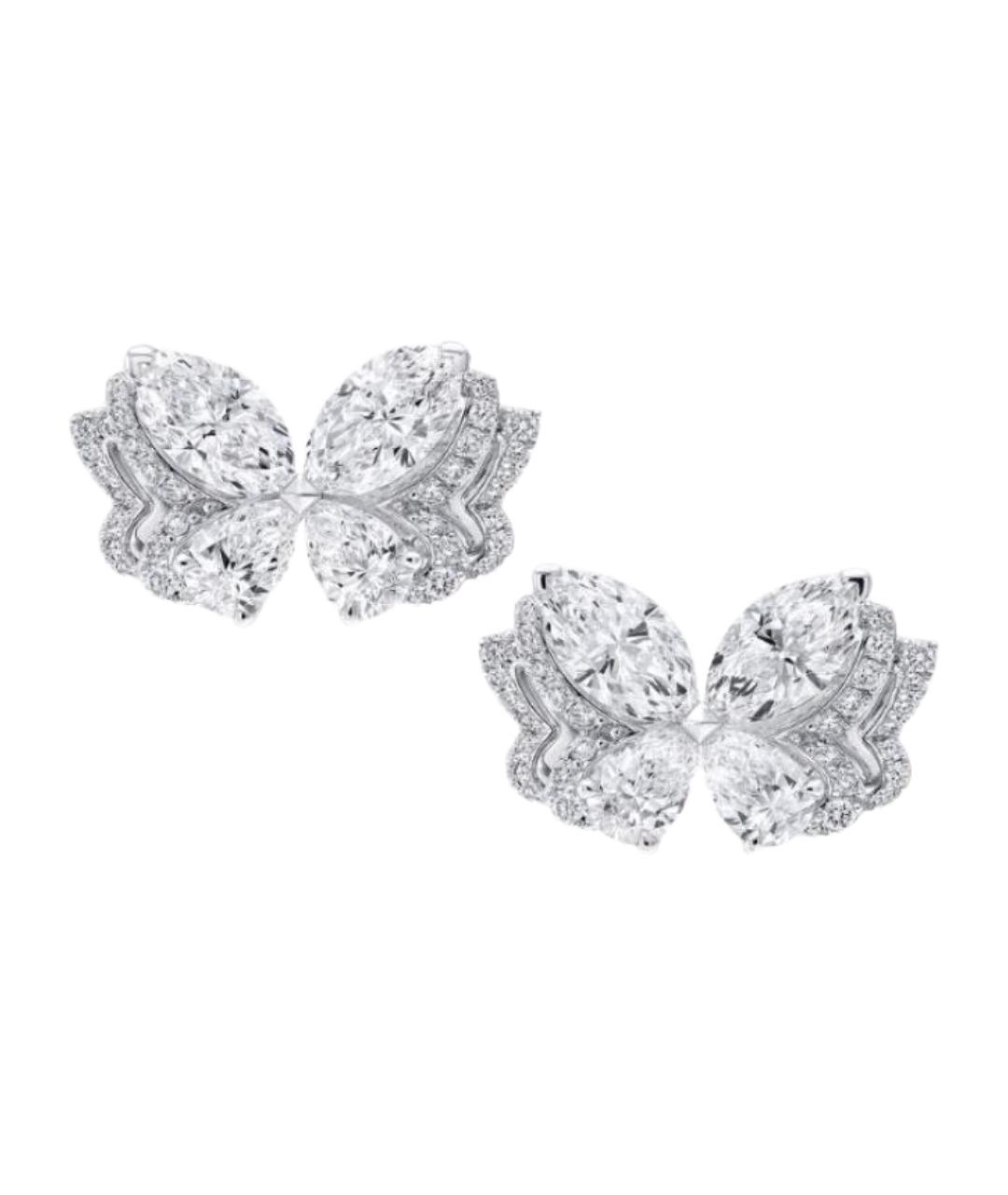 GRAFF Серебряные серьги из белого золота, фото 1