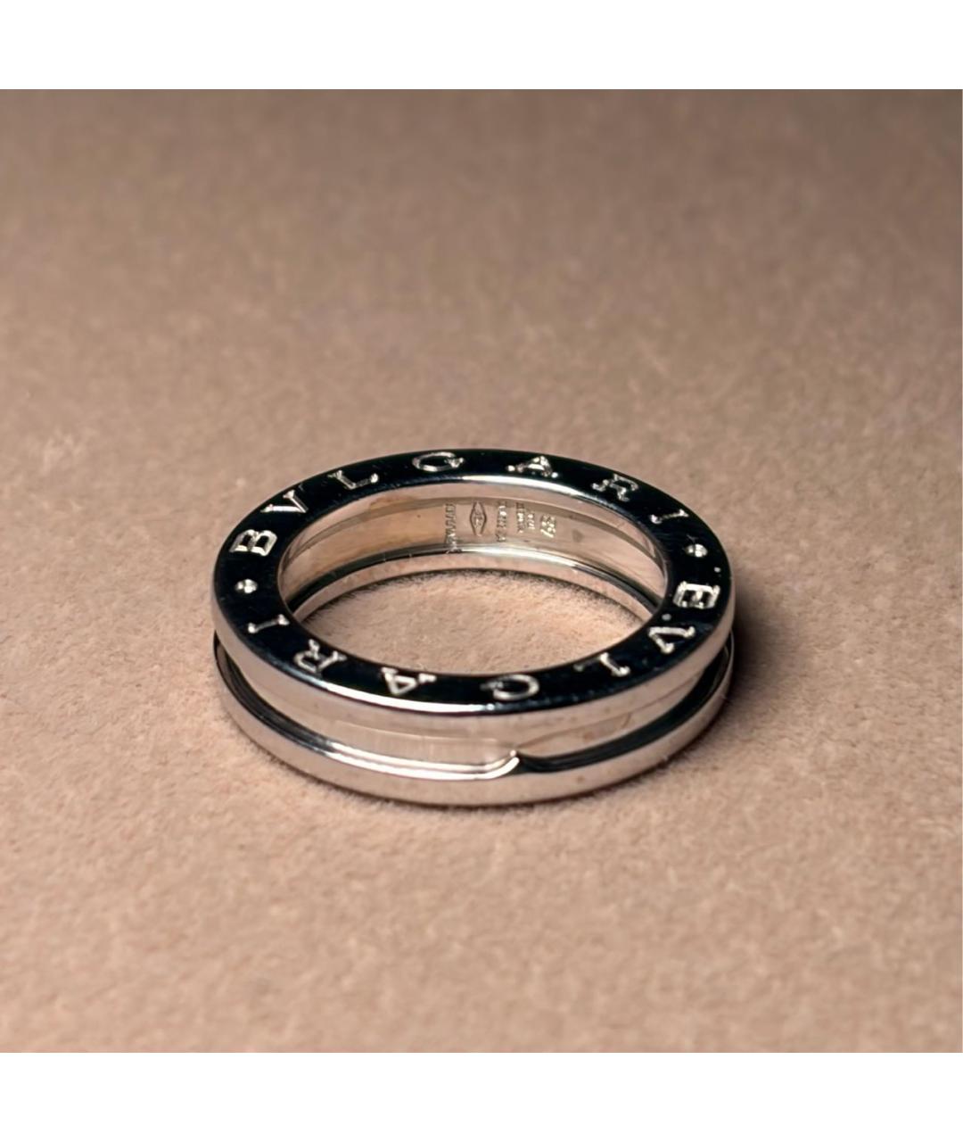 BVLGARI Серебряное кольцо из белого золота, фото 5