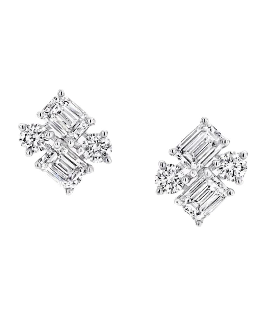 GRAFF Серебряные платиновые серьги, фото 1