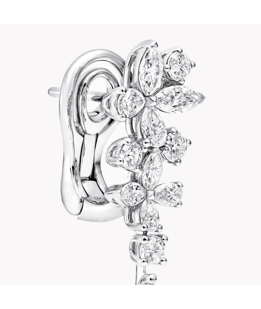 GRAFF Серебряные платиновые серьги, фото 3