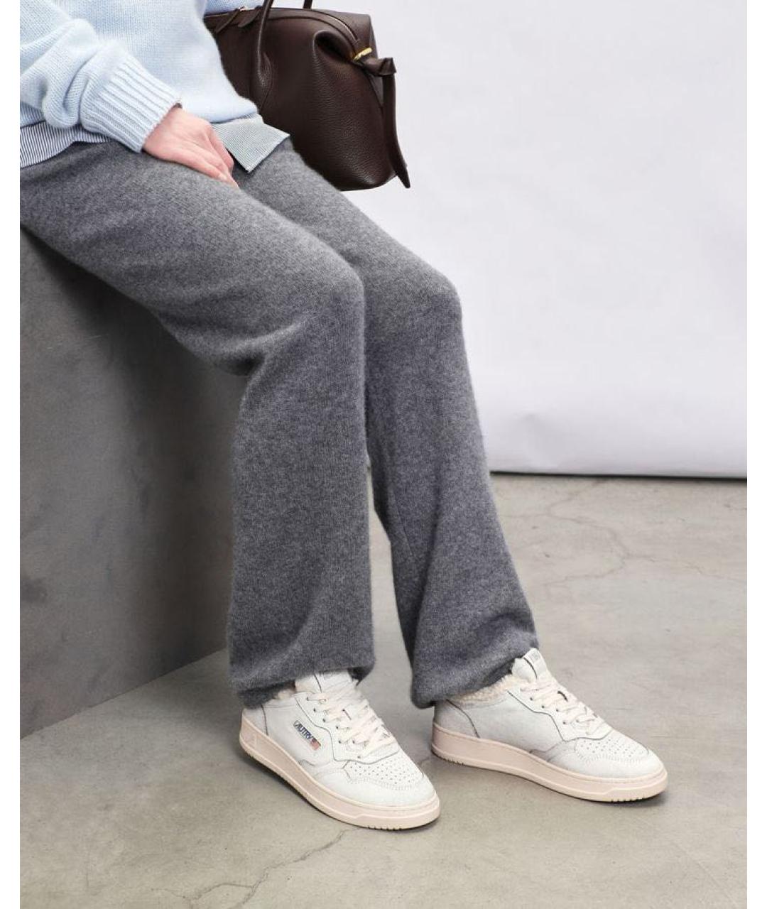 AUTRY Белые кожаные кроссовки, фото 2