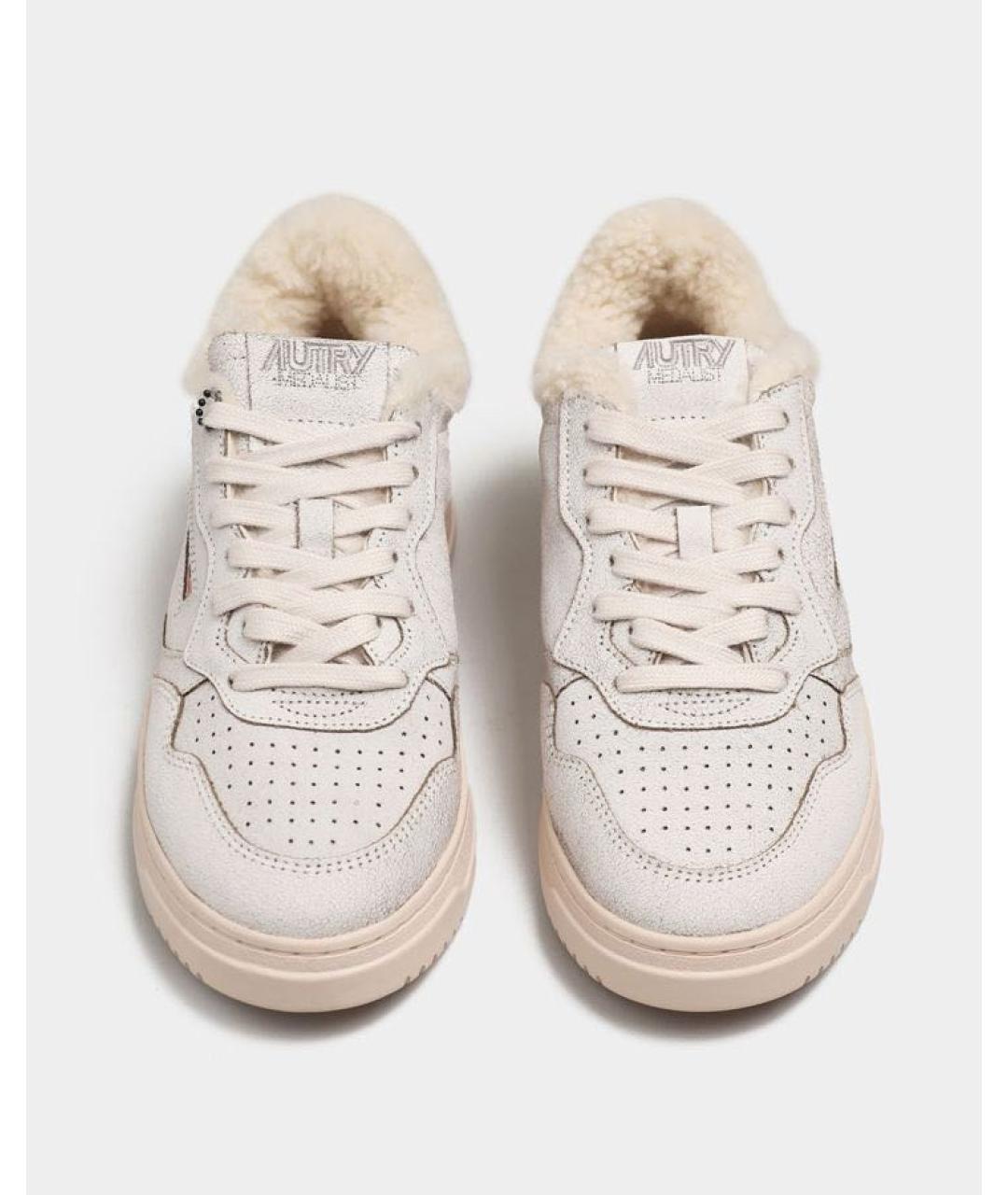 AUTRY Белые кожаные кроссовки, фото 5