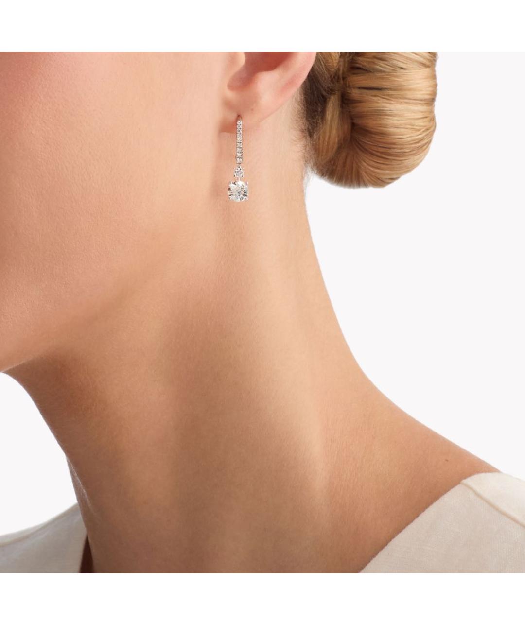 GRAFF Серебряные платиновые серьги, фото 2