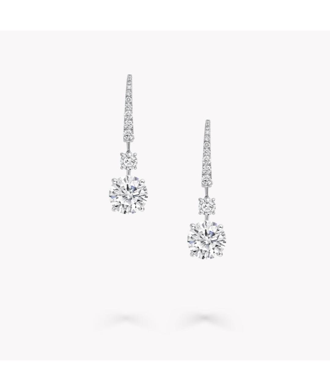 GRAFF Серебряные платиновые серьги, фото 4