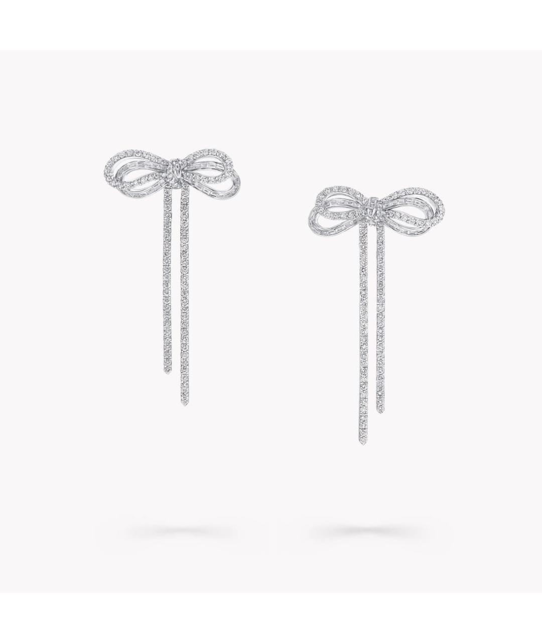 GRAFF Серебряные серьги из белого золота, фото 3