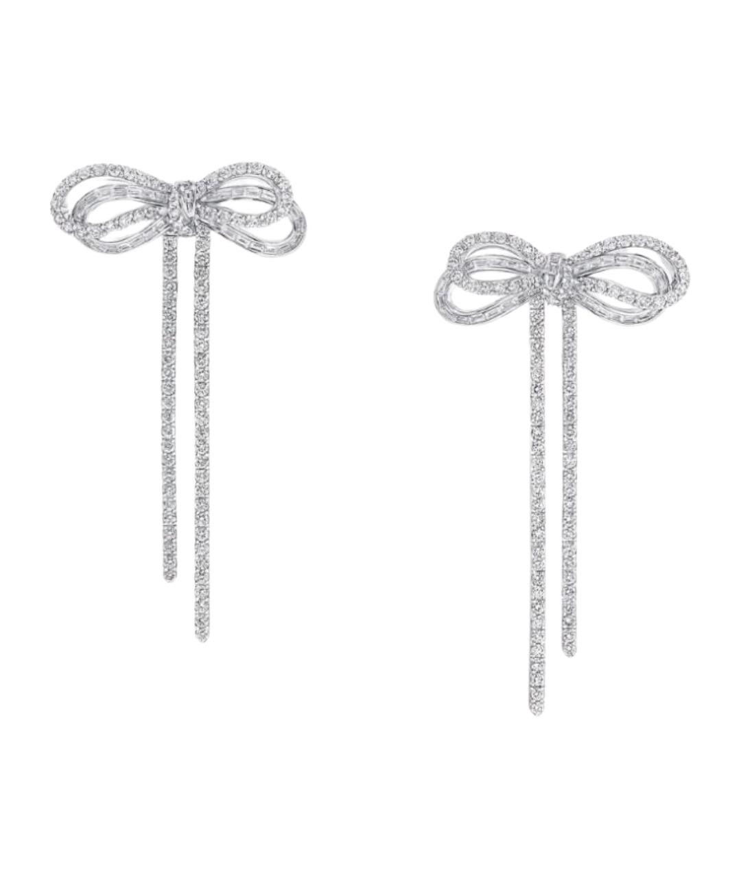 GRAFF Серебряные серьги из белого золота, фото 1