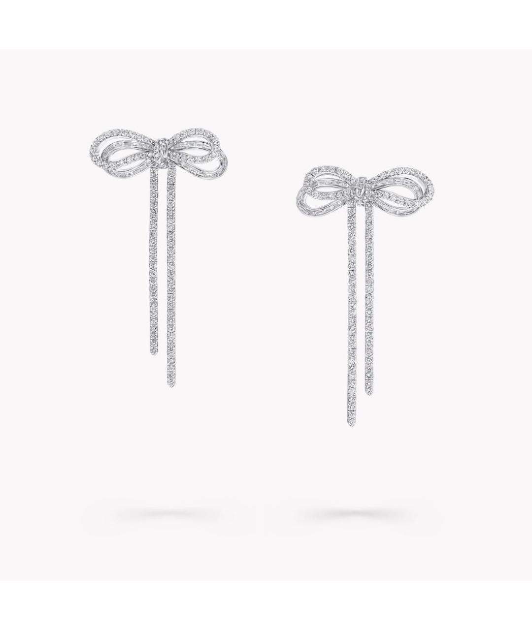 GRAFF Серебряные серьги из белого золота, фото 2