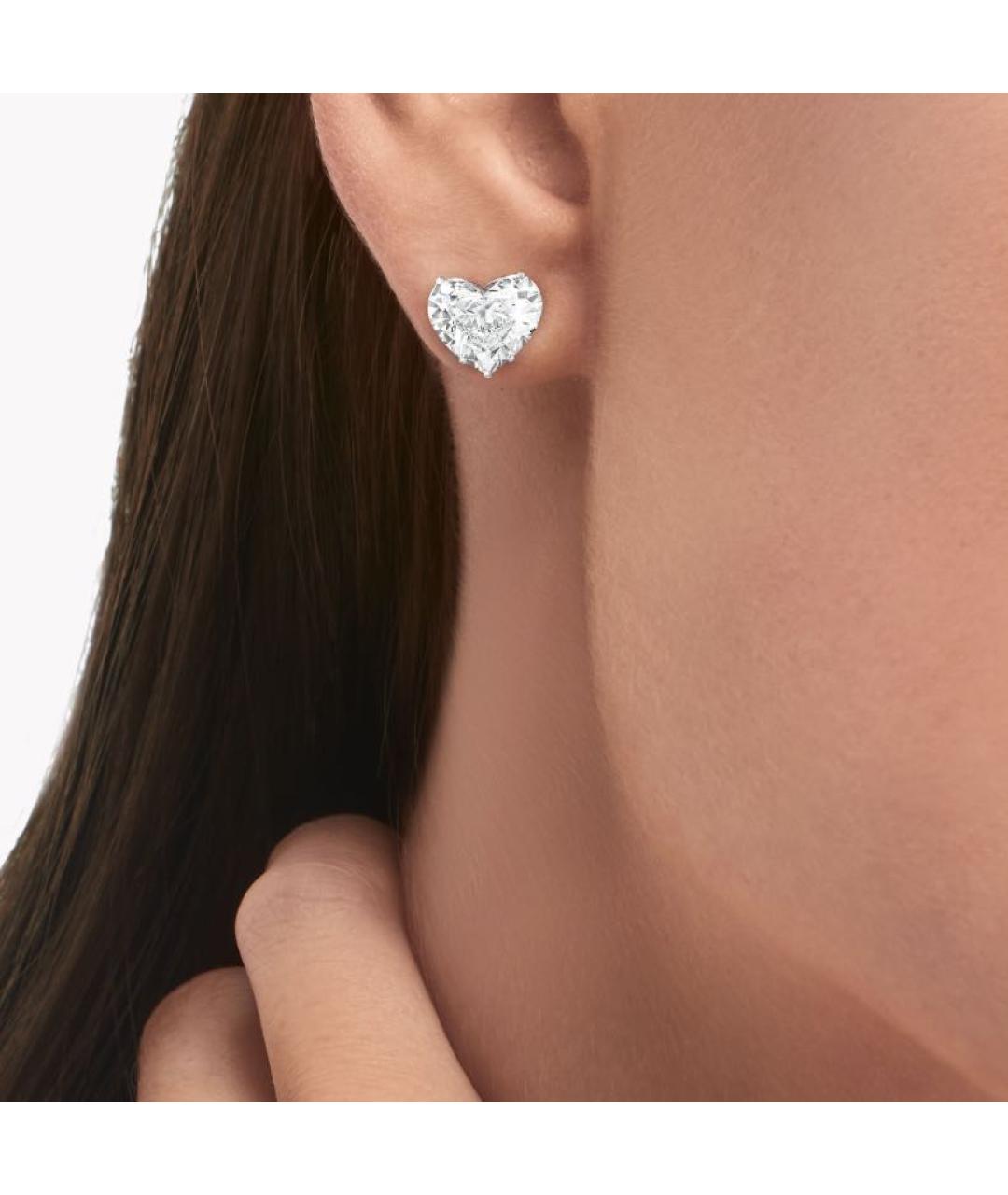 GRAFF Серебряные платиновые серьги, фото 2