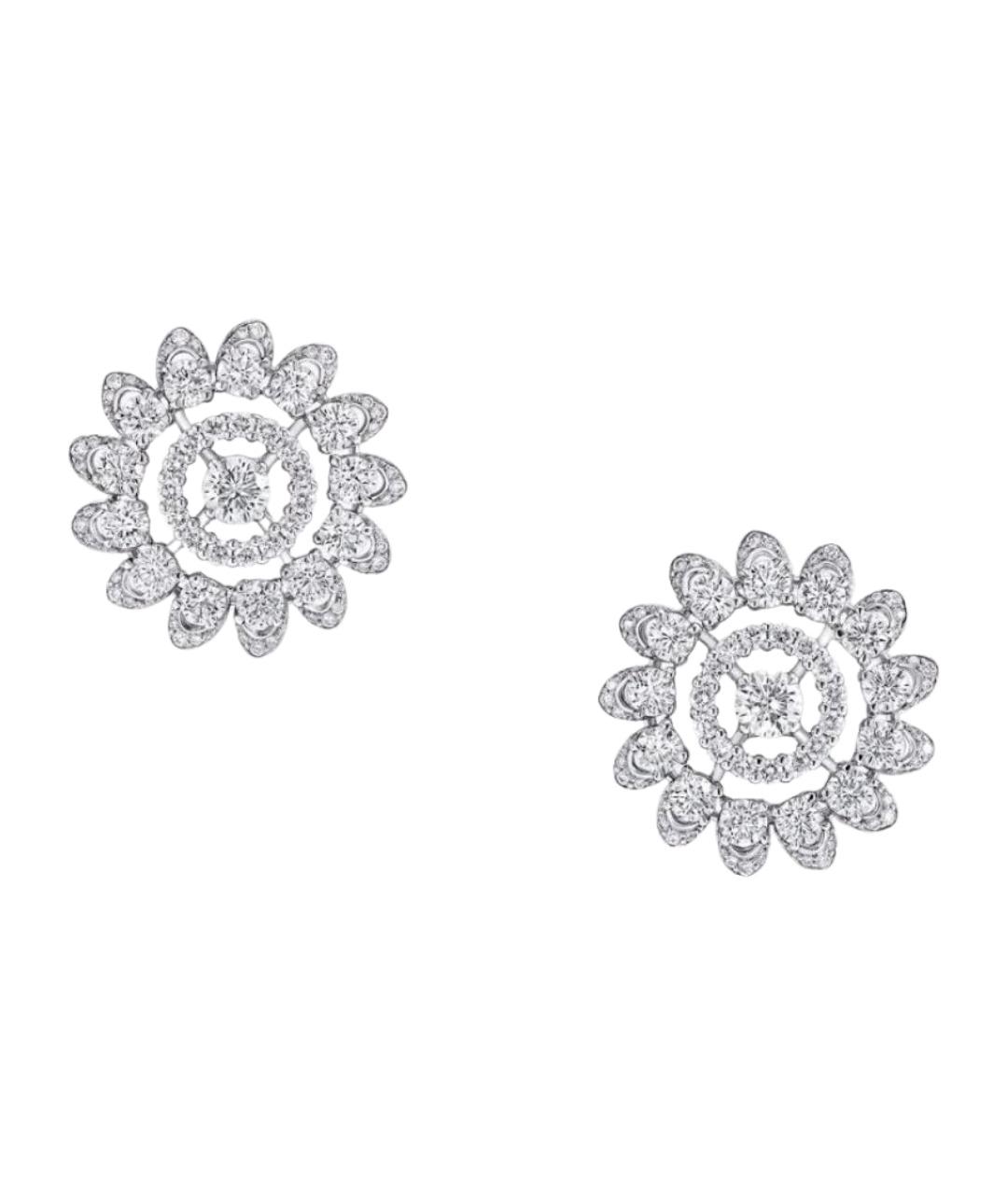 GRAFF Серебряные платиновые серьги, фото 1