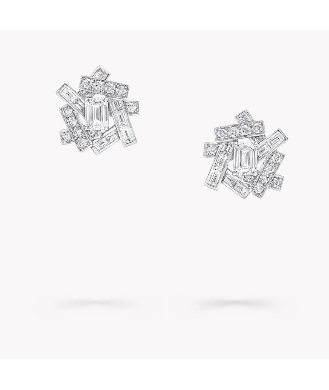 GRAFF Серебряные серьги из белого золота, фото 4