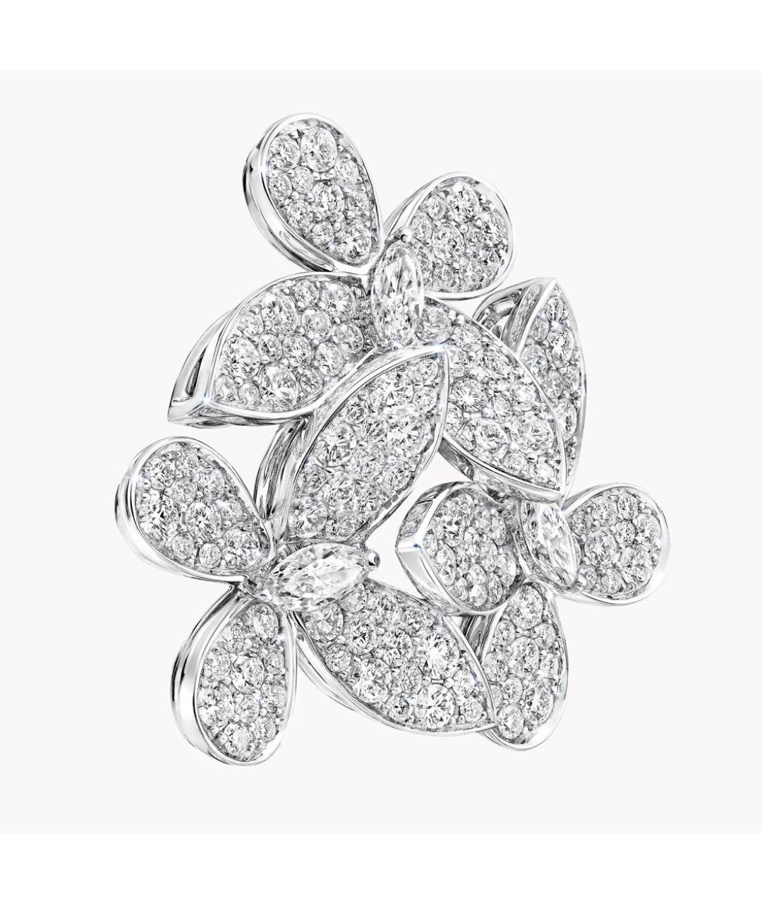 GRAFF Серебряные платиновые серьги, фото 3