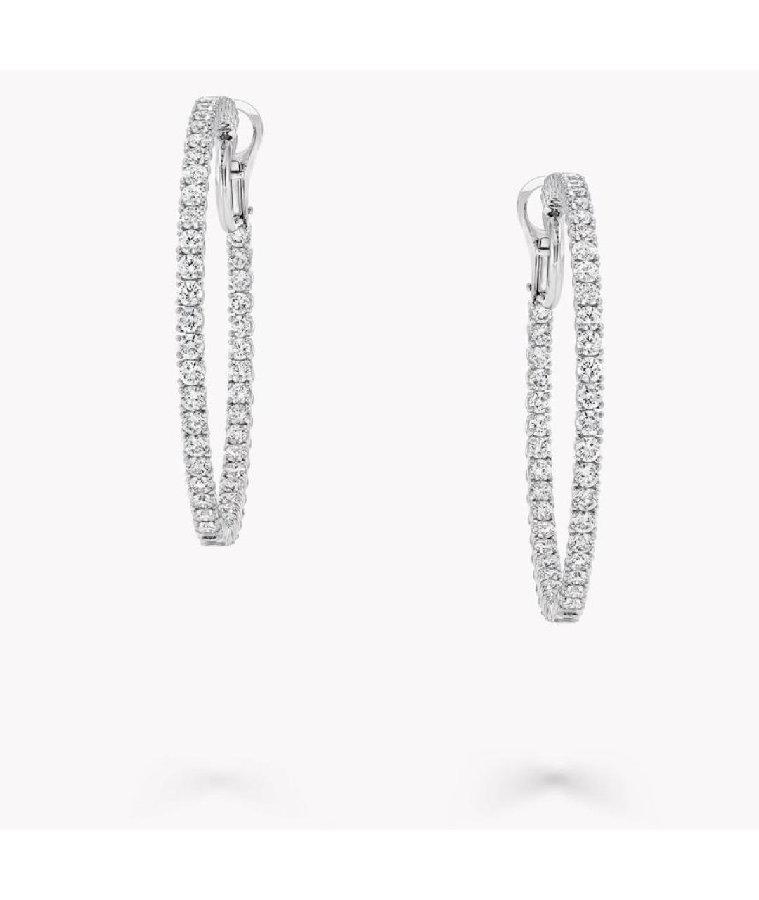 GRAFF Серебряные серьги из белого золота, фото 4