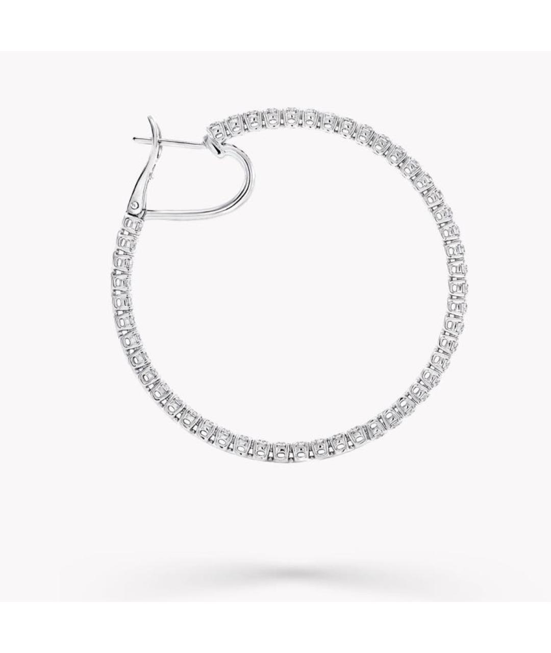 GRAFF Серебряные серьги из белого золота, фото 3