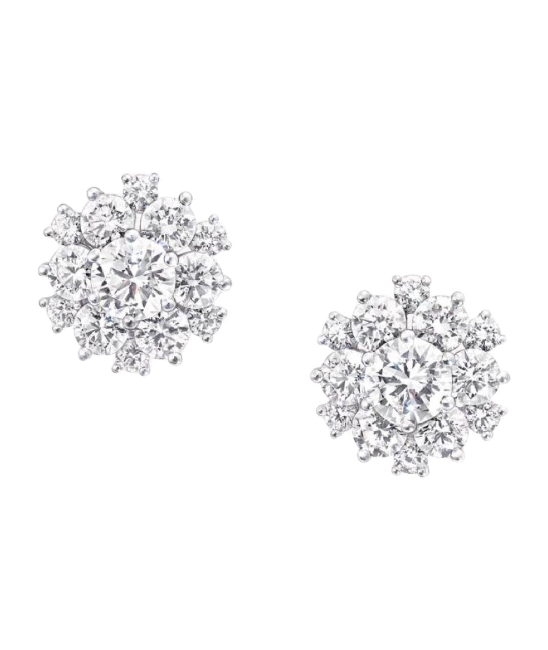 GRAFF Серебряные платиновые серьги, фото 1