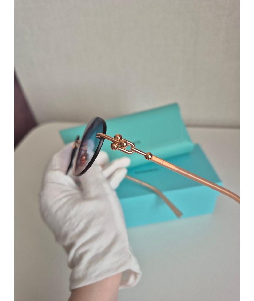 TIFFANY&CO Мульти металлические солнцезащитные очки, фото 4