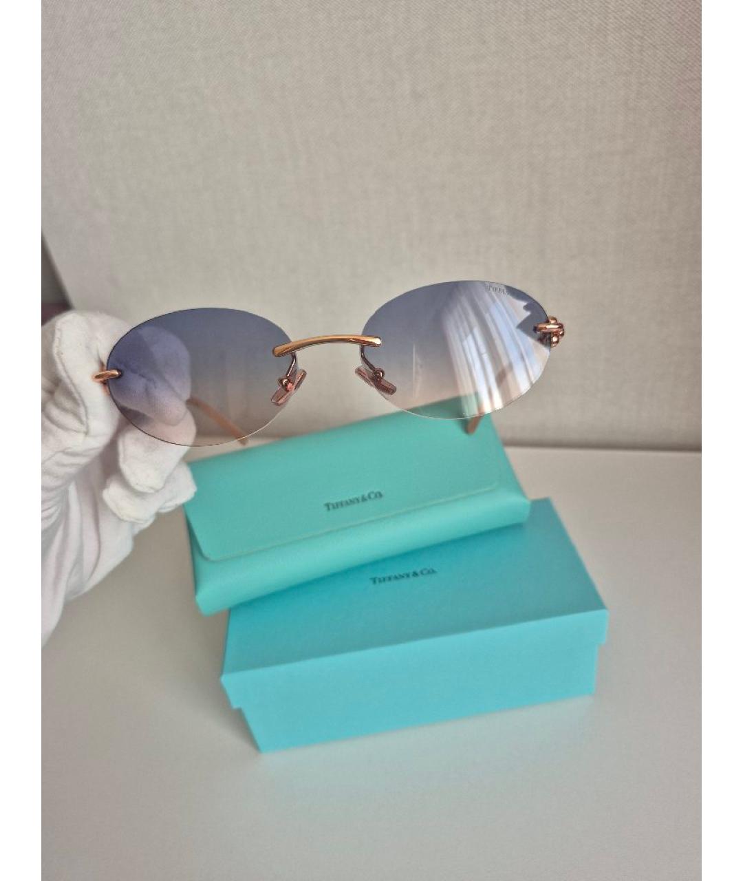 TIFFANY&CO Мульти металлические солнцезащитные очки, фото 2