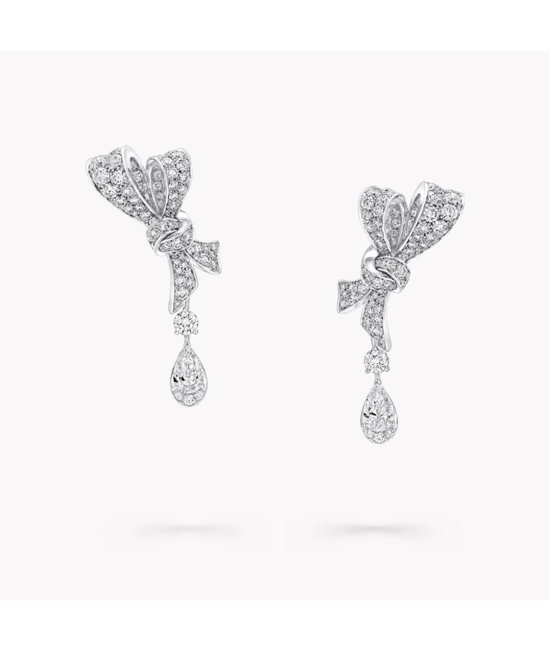 GRAFF Серебряные серьги из белого золота, фото 3