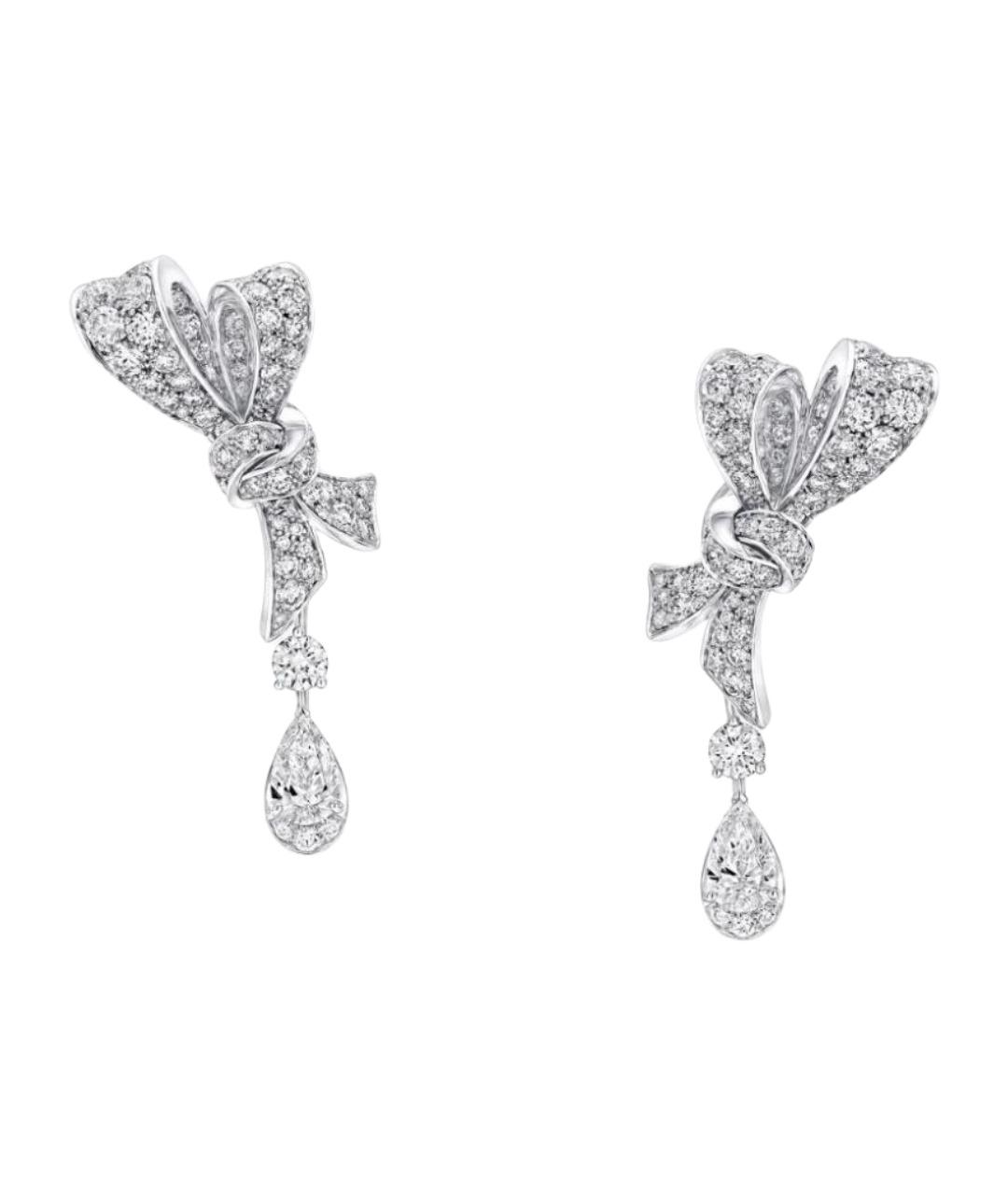 GRAFF Серебряные серьги из белого золота, фото 1