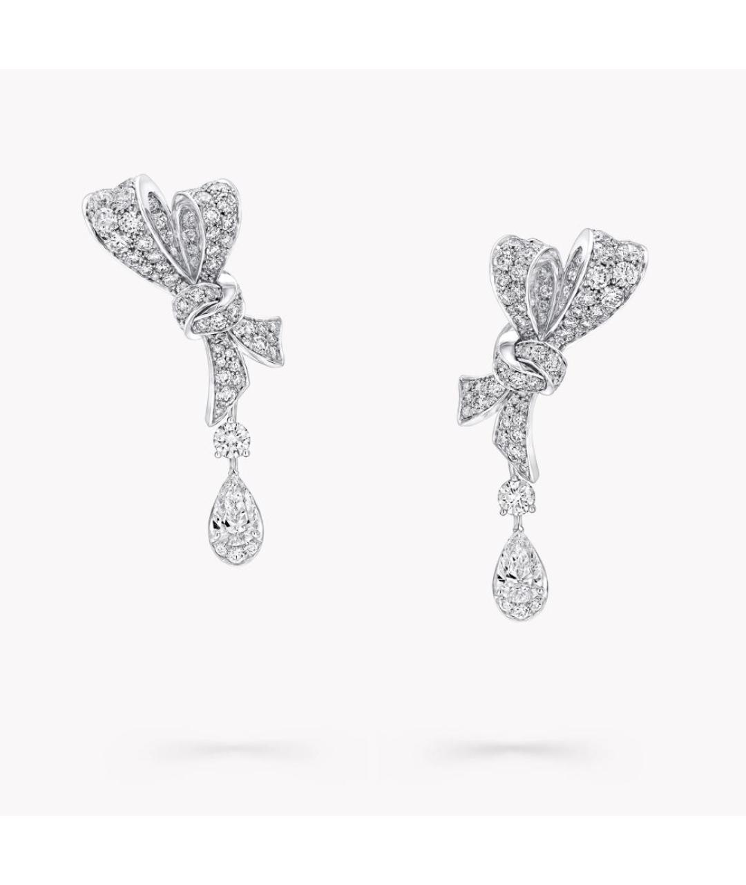 GRAFF Серебряные серьги из белого золота, фото 2