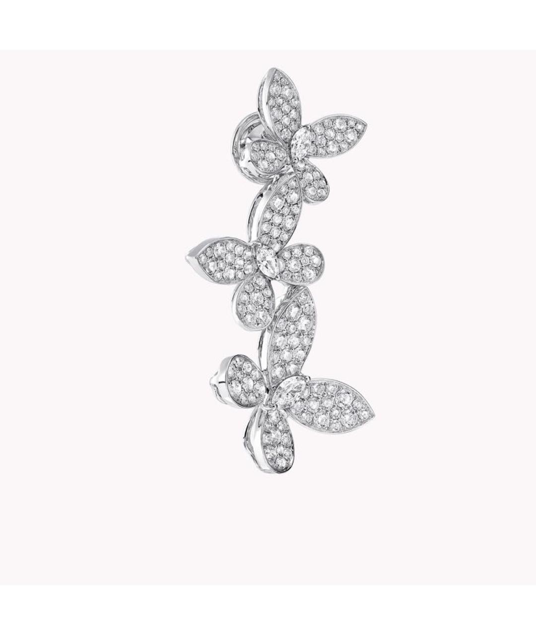 GRAFF Серебряные платиновые серьги, фото 3