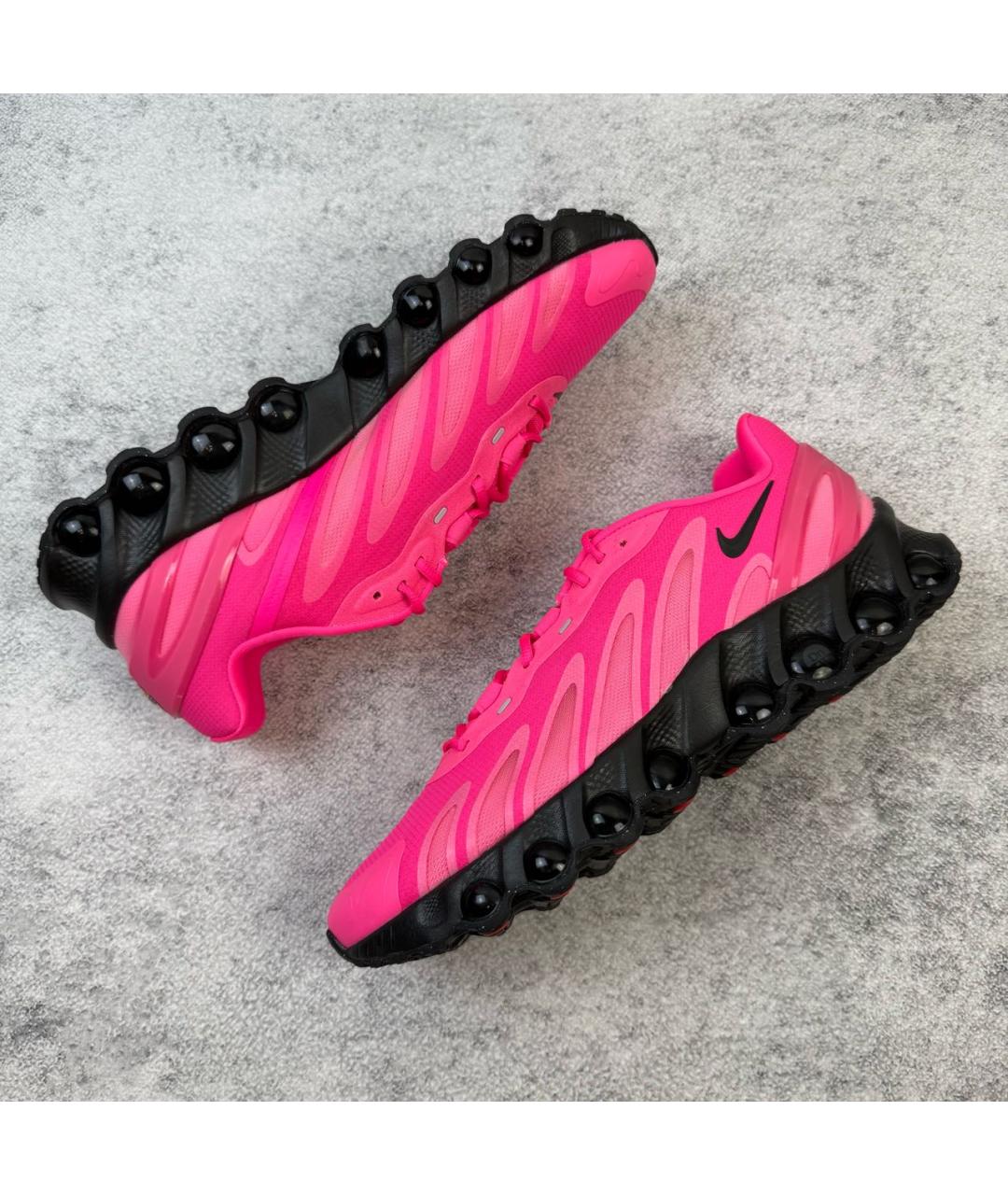 NIKE Розовые текстильные низкие кроссовки / кеды, фото 4