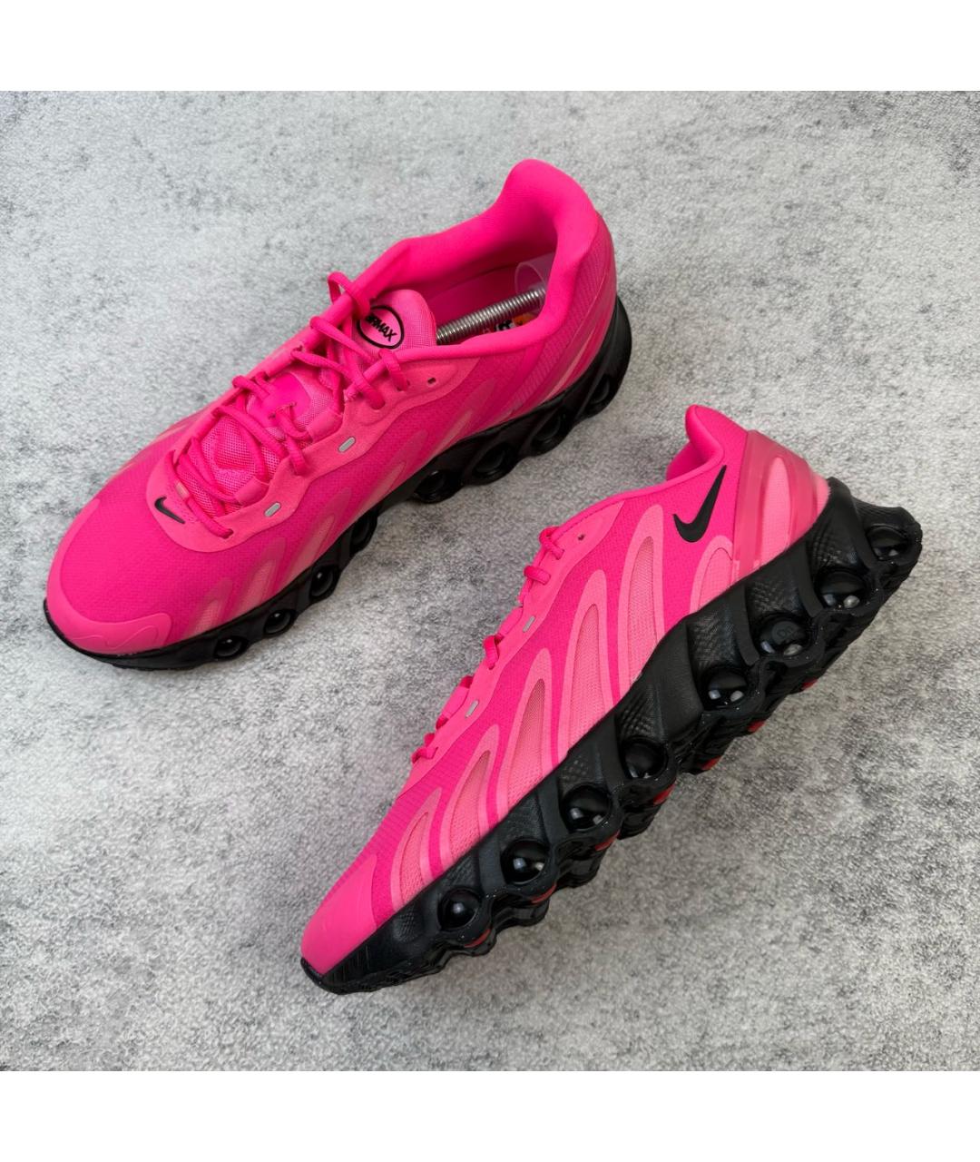 NIKE Розовые текстильные низкие кроссовки / кеды, фото 3