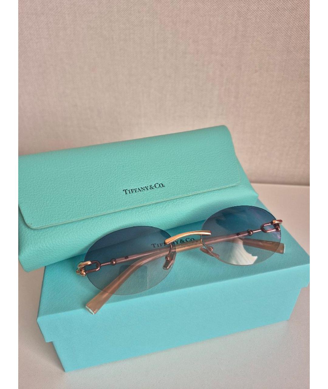 TIFFANY&CO Мульти металлические солнцезащитные очки, фото 3