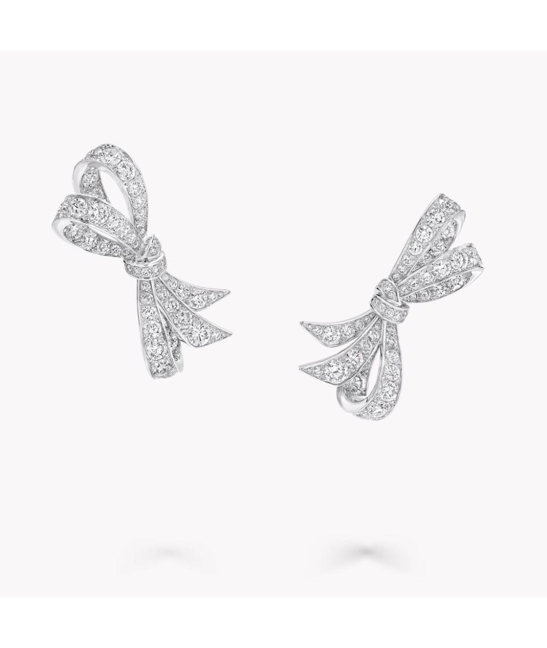 GRAFF Серебряные серьги из белого золота, фото 2