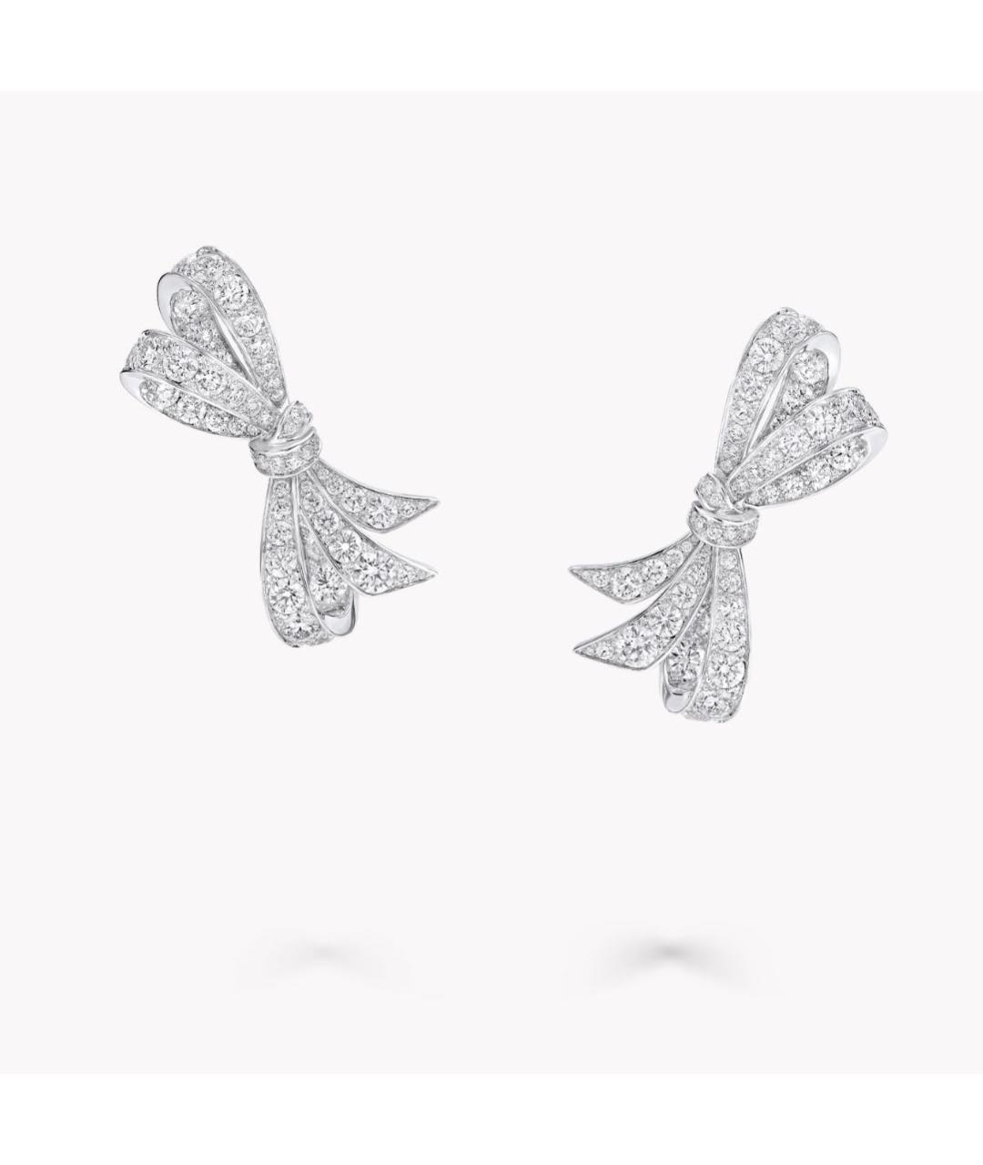 GRAFF Серебряные серьги из белого золота, фото 3