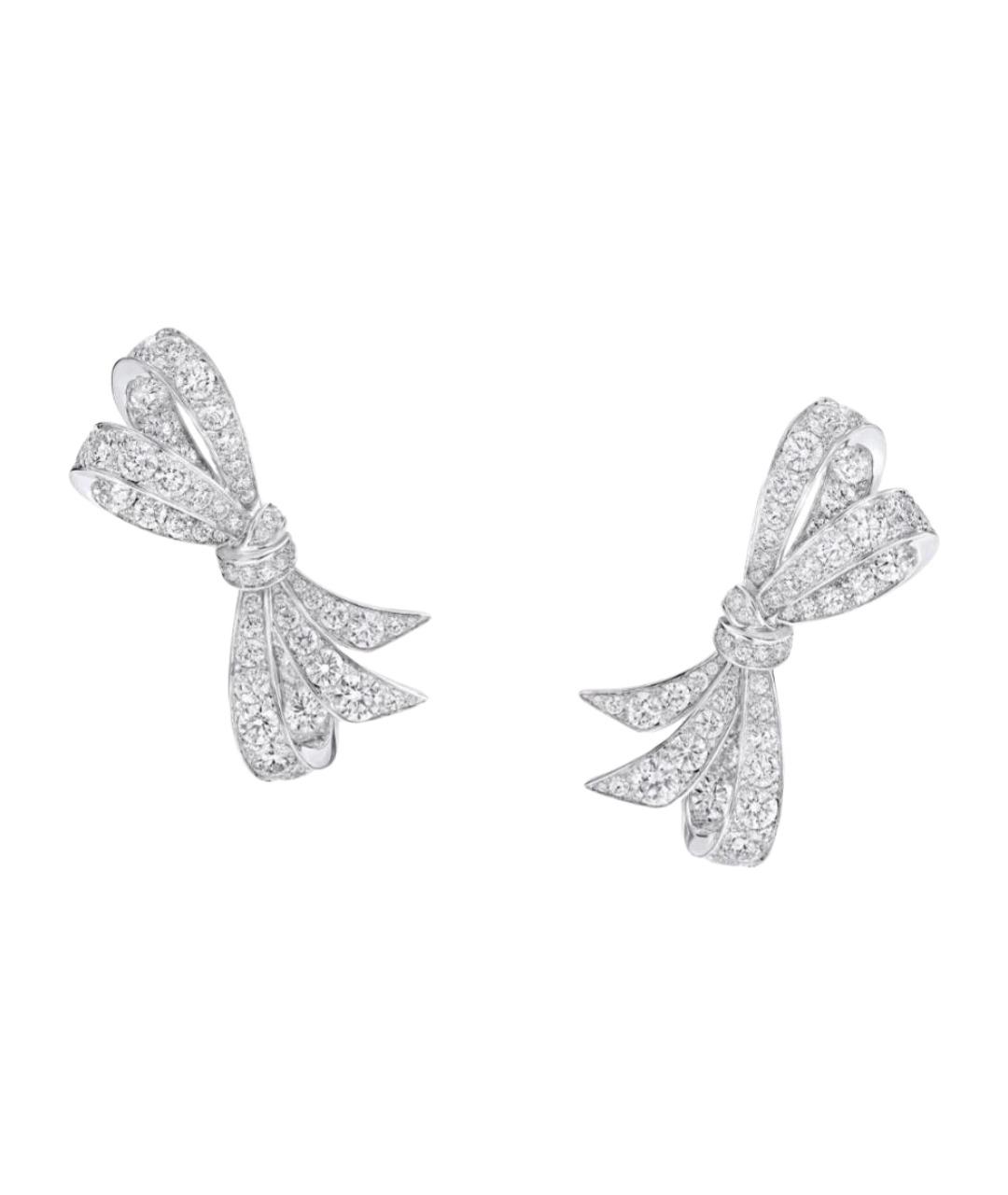 GRAFF Серебряные серьги из белого золота, фото 1