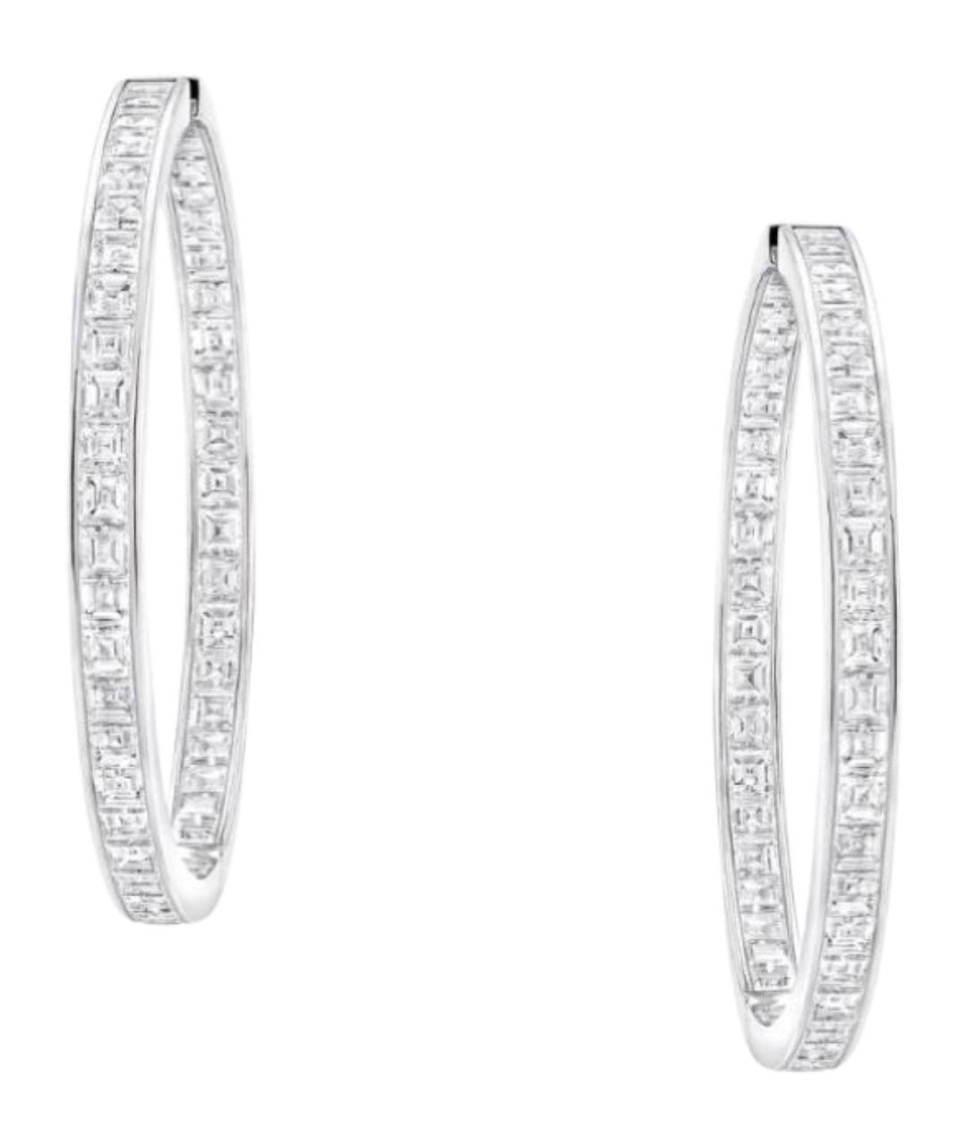 GRAFF Серебряные серьги из белого золота, фото 1