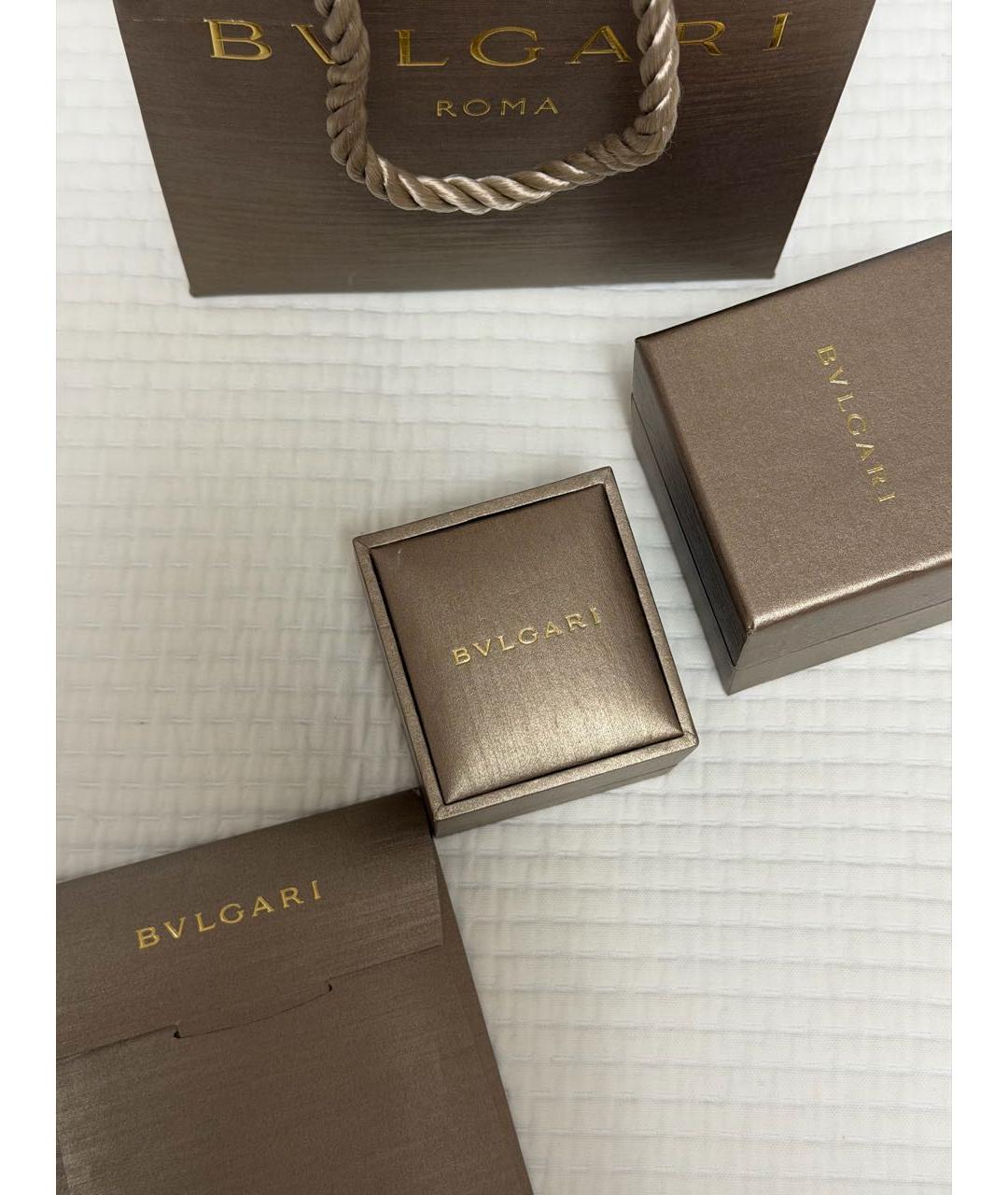 BVLGARI Серебряное кольцо из белого золота, фото 8