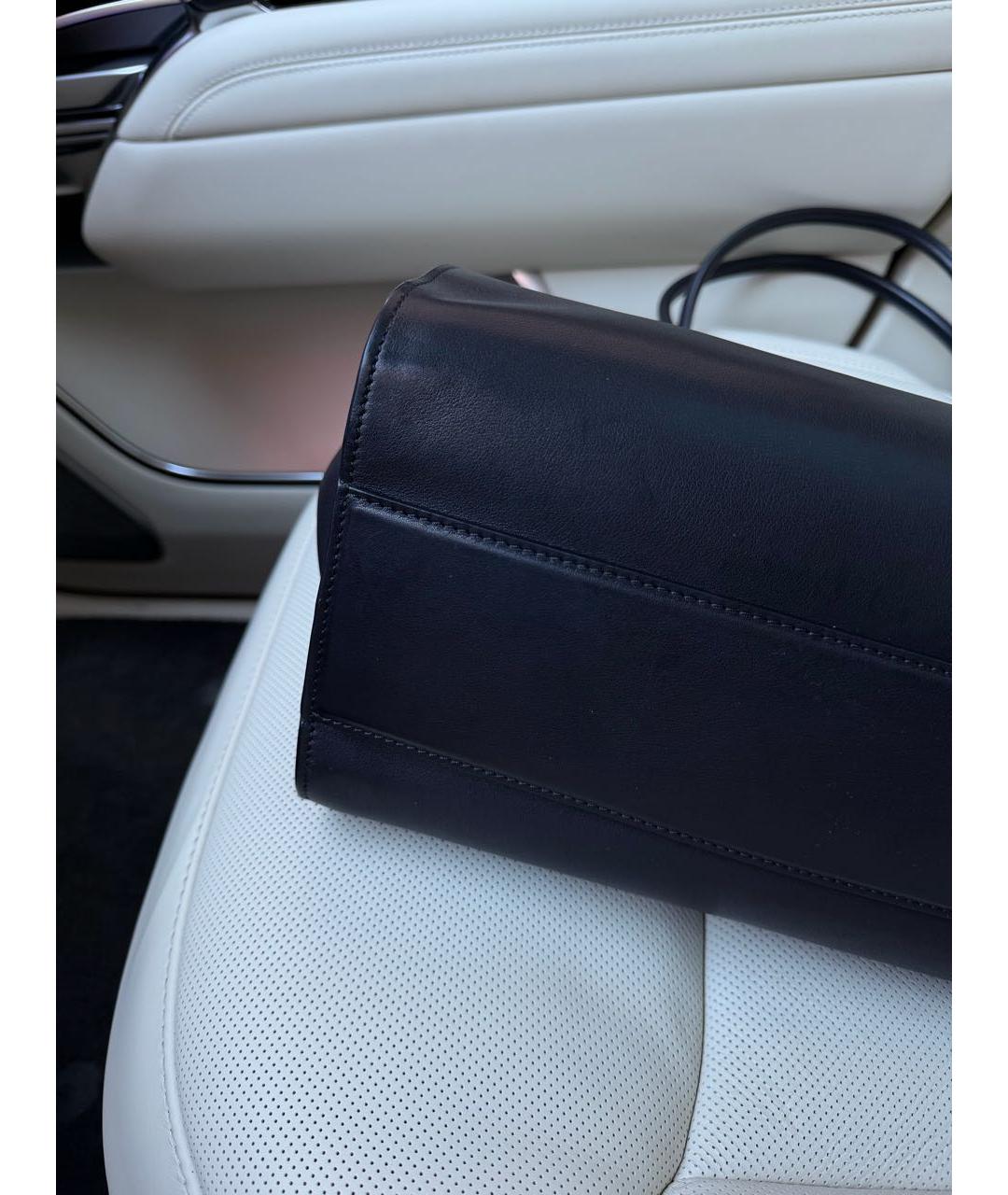 THE ROW Черная кожаная сумка тоут, фото 5