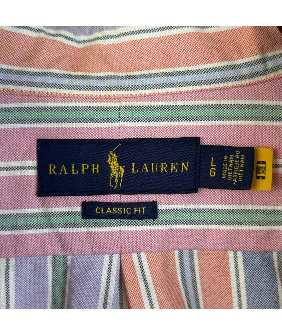RALPH LAUREN Мульти хлопковая классическая рубашка, фото 6