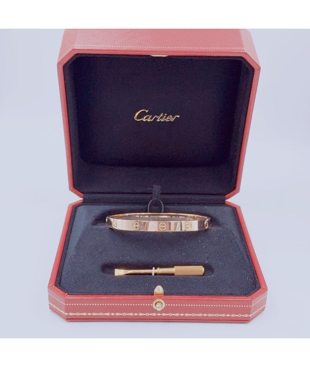 CARTIER Розовый браслет из розового золота, фото 2