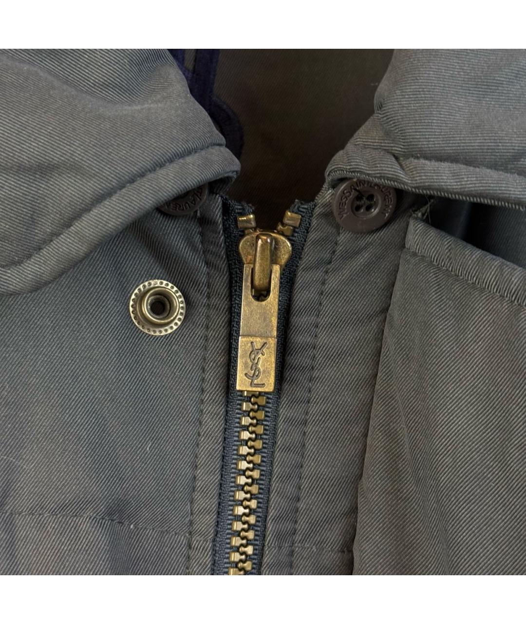 SAINT LAURENT Серая куртка, фото 6