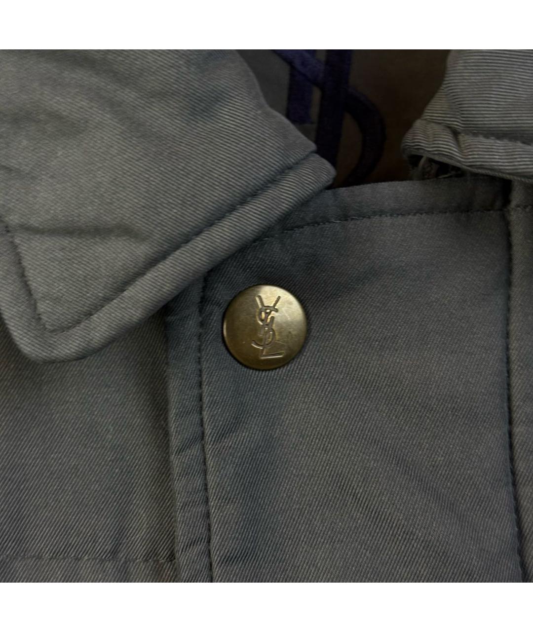 SAINT LAURENT Серая куртка, фото 5