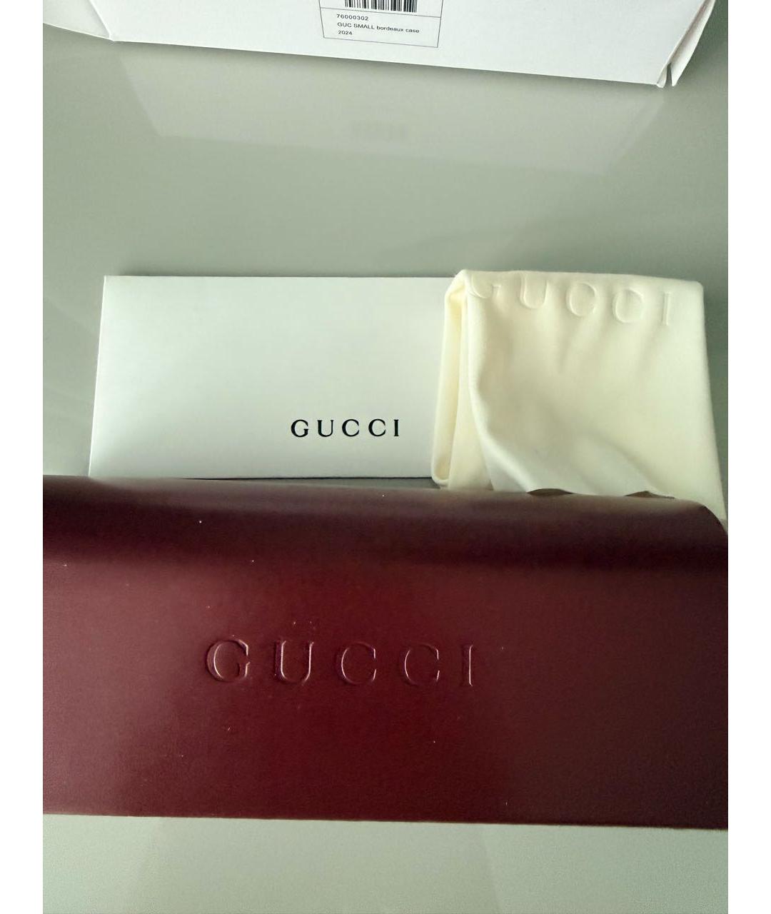 GUCCI Серые металлические солнцезащитные очки, фото 8