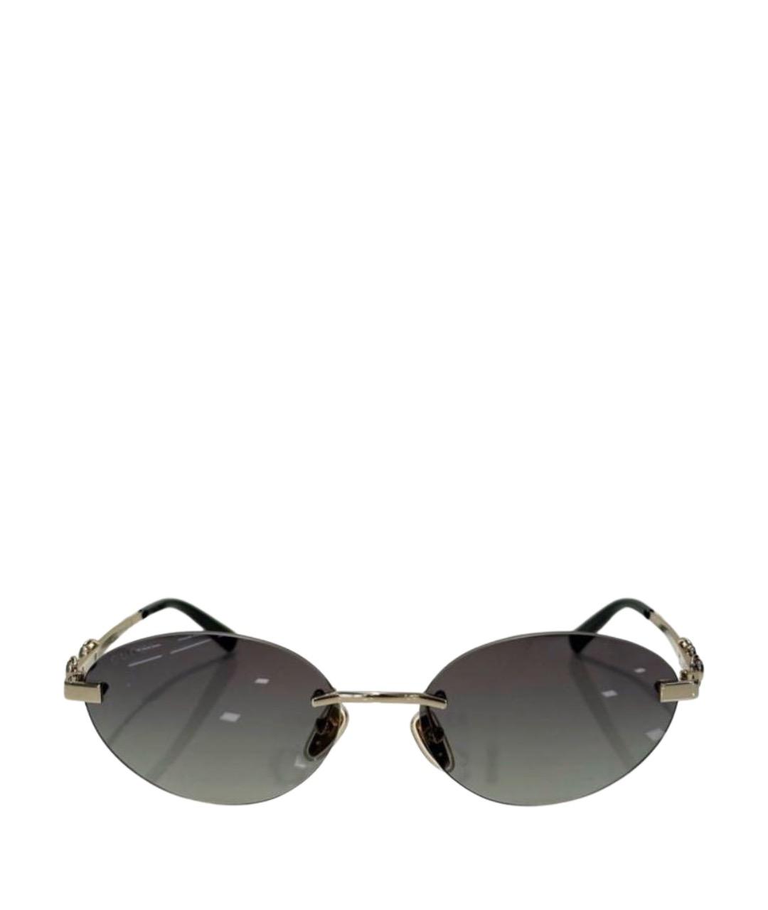 GUCCI Серые металлические солнцезащитные очки, фото 1