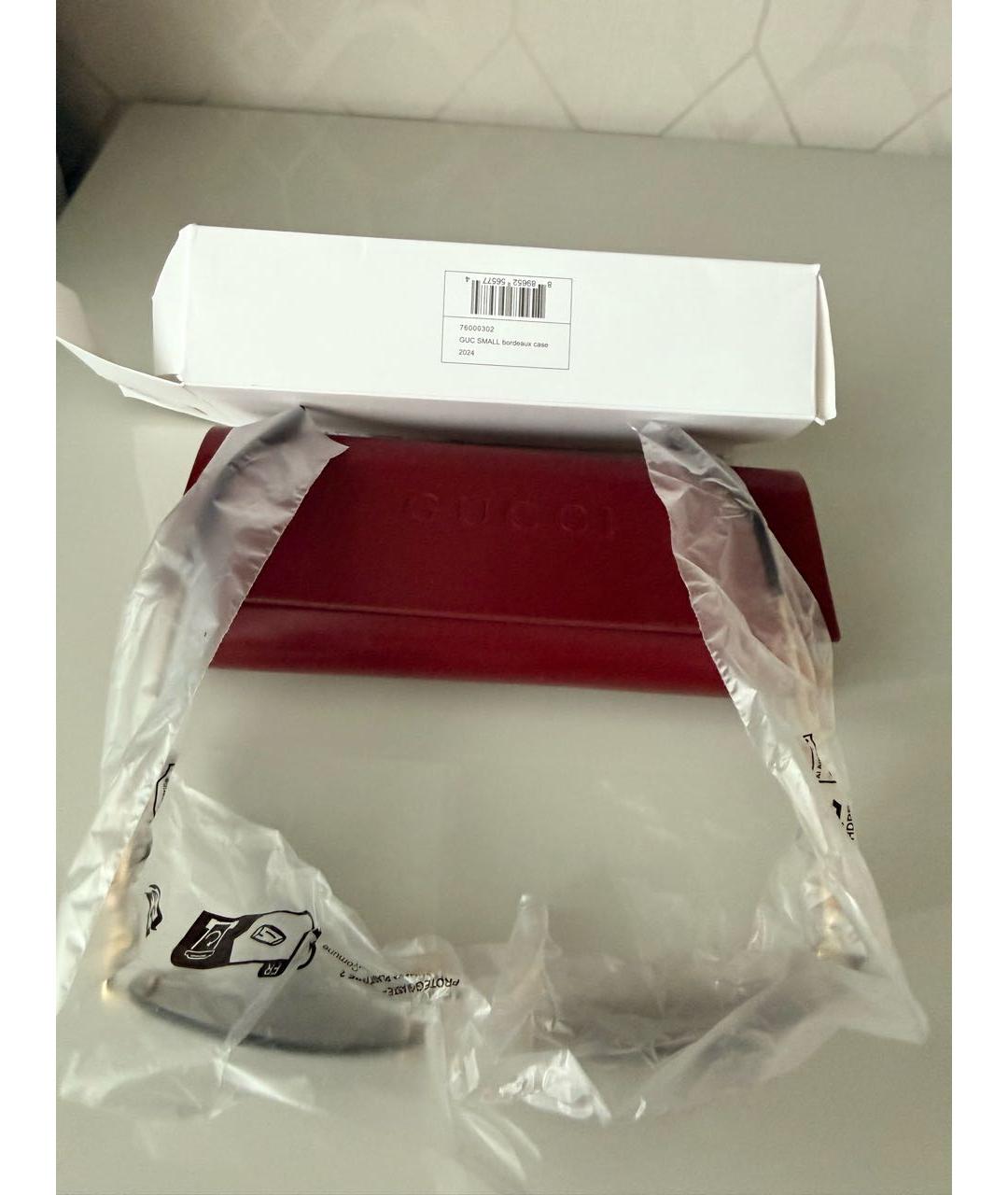 GUCCI Серые металлические солнцезащитные очки, фото 7