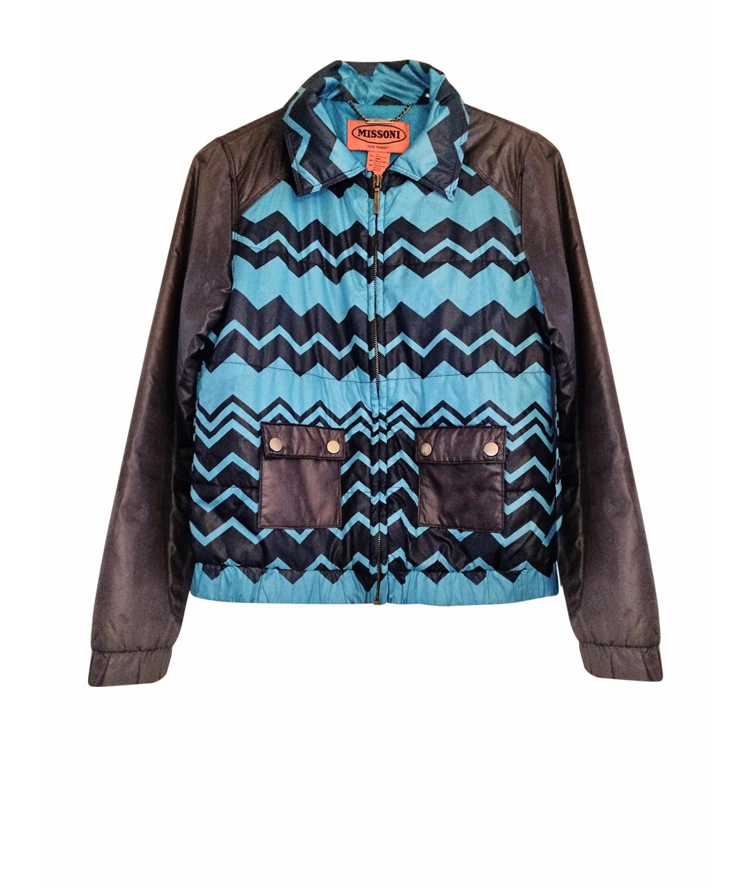 MISSONI Синяя полиэстеровая куртка, фото 1