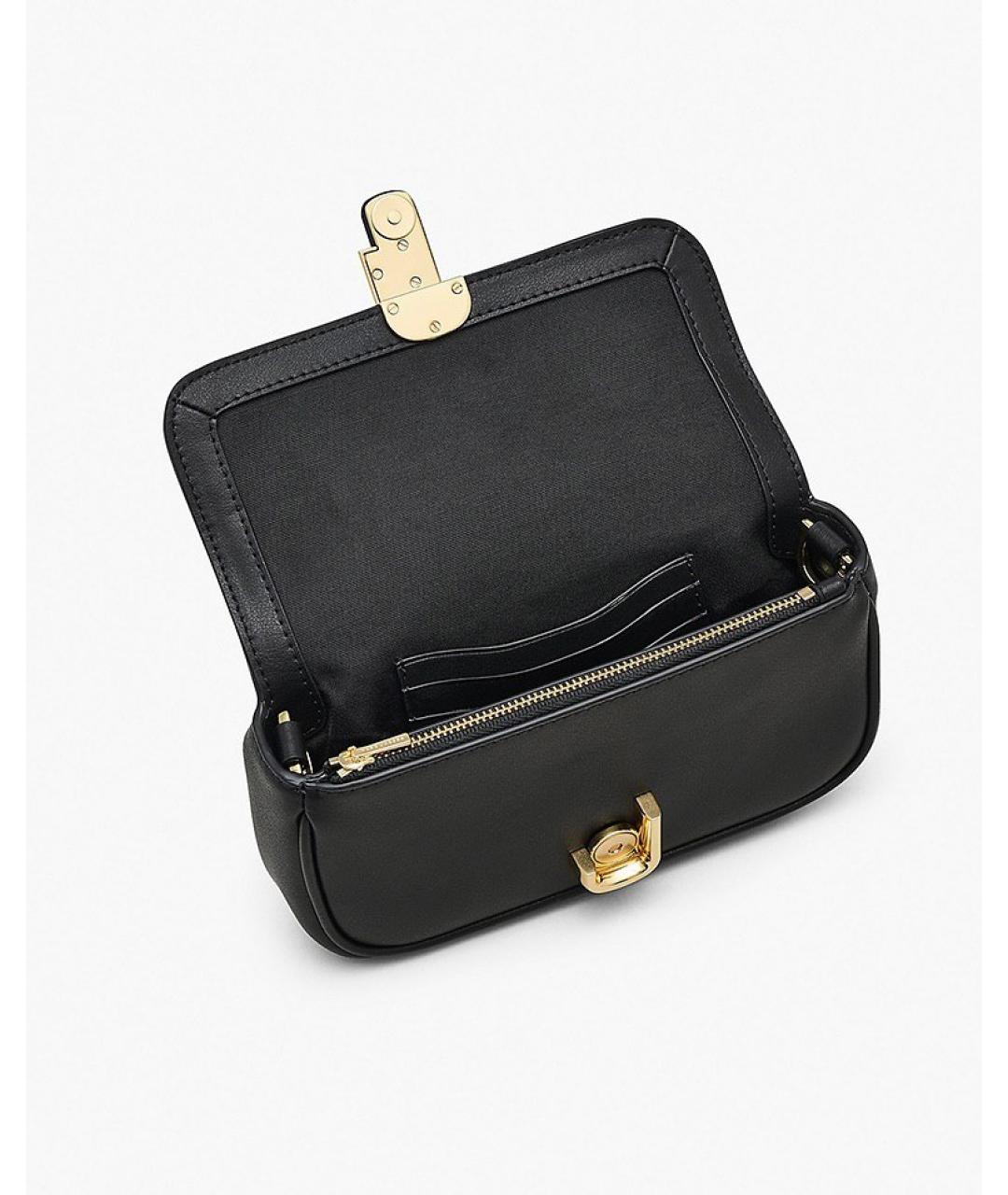 MARC JACOBS Черная кожаная сумка через плечо, фото 2