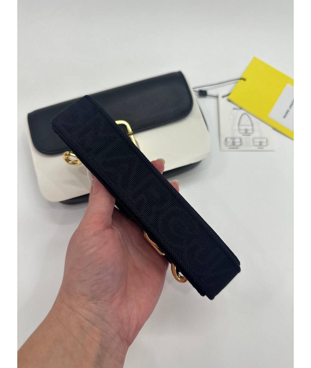 MARC JACOBS Черная кожаная сумка через плечо, фото 6