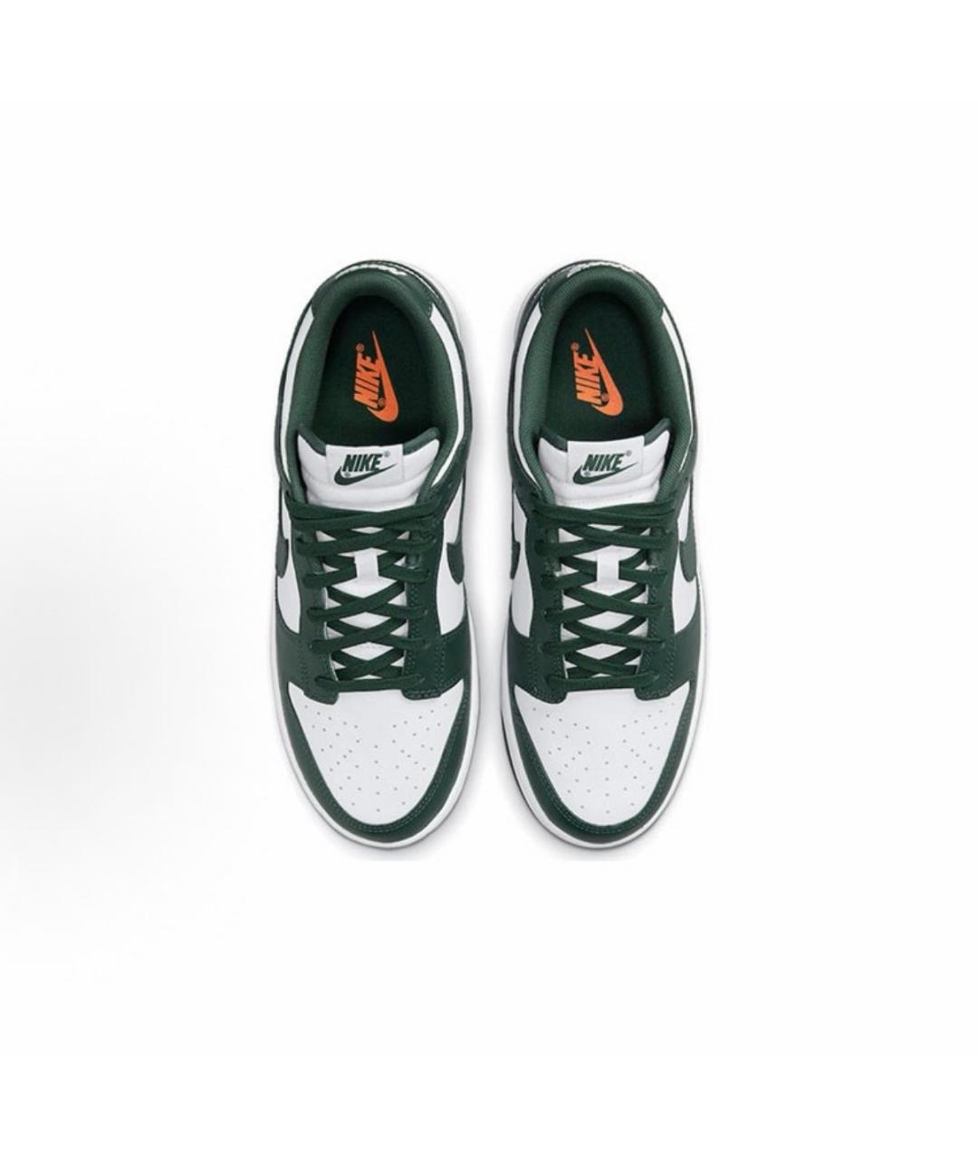 NIKE Зеленые кожаные кроссовки, фото 3