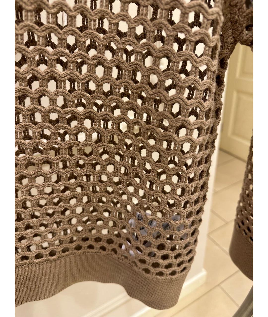 MAX MARA Бежевый хлопковый джемпер / свитер, фото 5