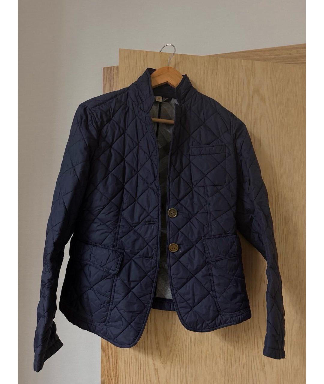 BURBERRY Темно-синяя куртка, фото 3