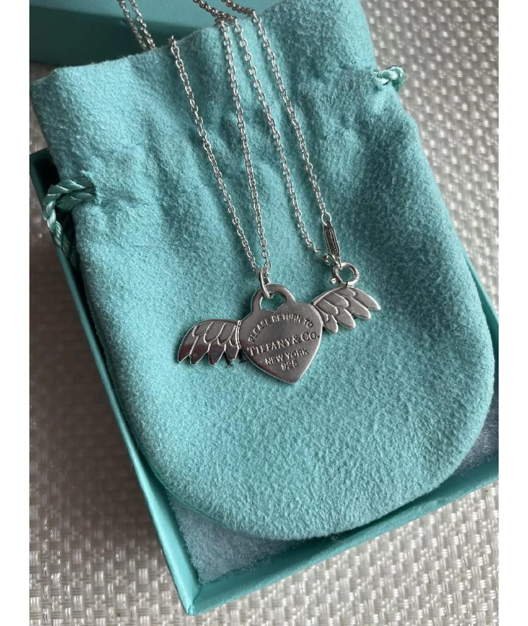 TIFFANY&CO Серебряная серебряная подвеска, фото 5