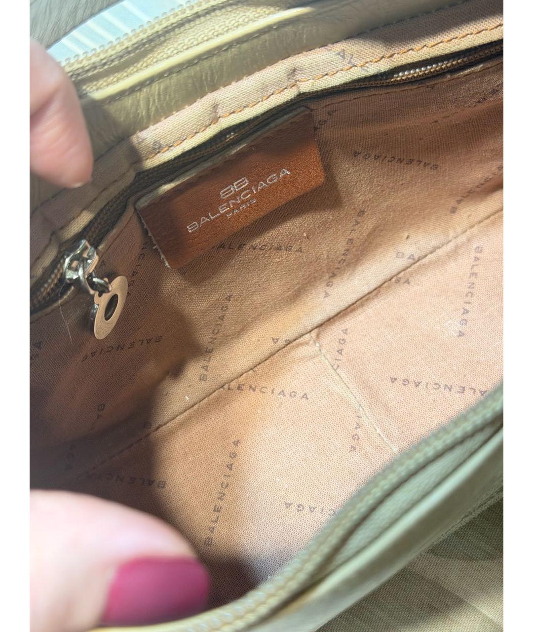 BALENCIAGA Коричневая сумка через плечо, фото 5