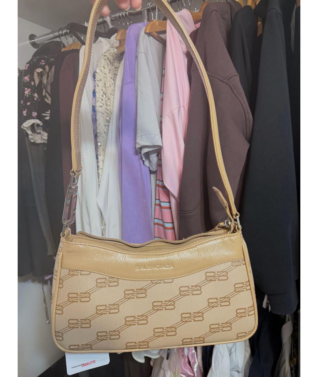 BALENCIAGA Коричневая сумка через плечо, фото 6